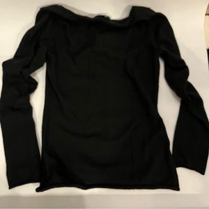 Black angora rabbit hair sweater. Soft banana republic size XS. Lightweight.